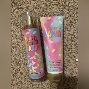 New bath and body works tutti fruitti candy 2 piece set